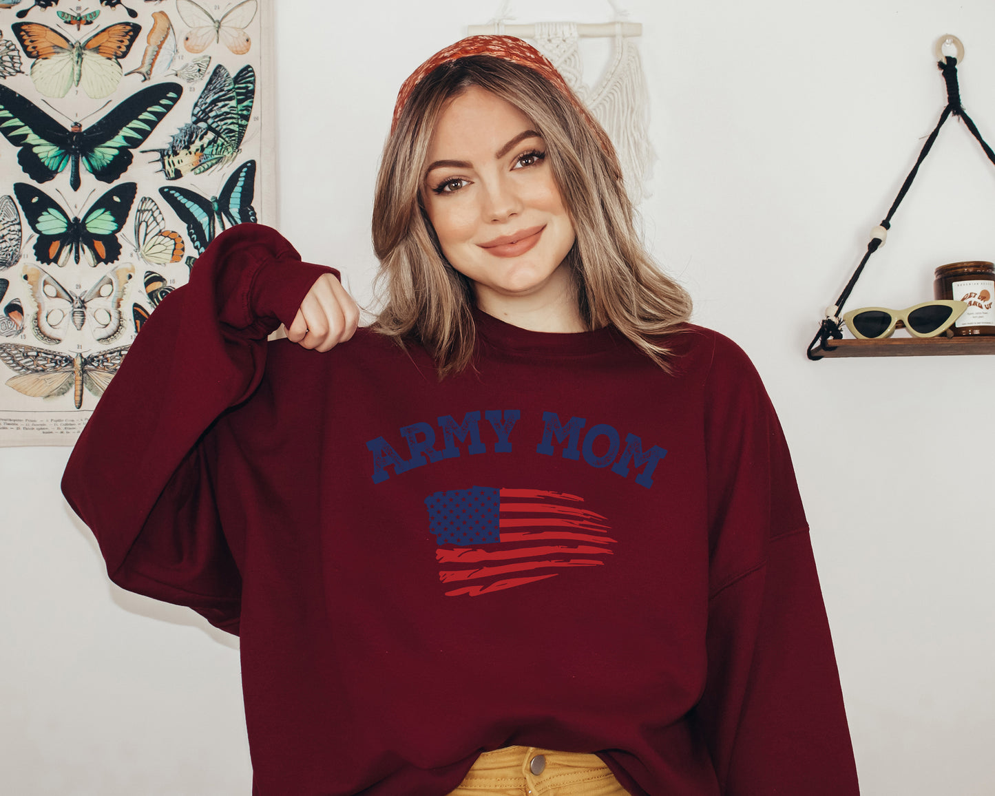 Army Mom Sweatshirt, Army Mom Hoodie, Proud Army Mom Sweatshirt-newamarketing
