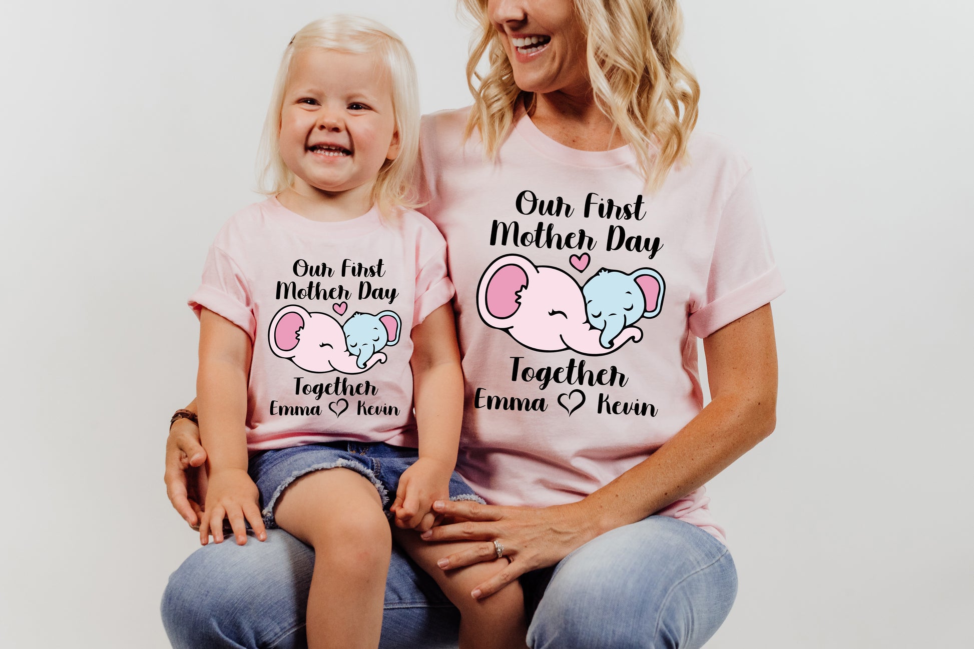 Our First Mother's Day Shirts, Mothers Day Shirt, Elephant Mommy Shirt-newamarketing