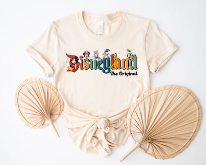 Disneyland Shirt, Vintage Disneyland Shirts, Mickey and Friends Shirts-newamarketing