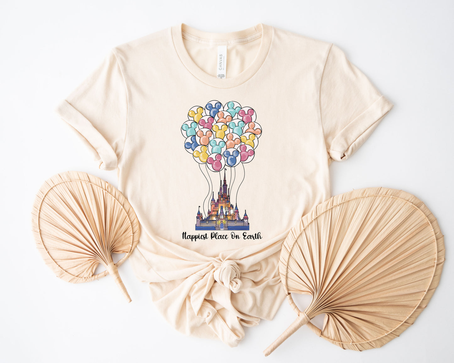Happiest Place on Earth Shirt, Mickey Balloon Shirt, Disney Castle Shirt-newamarketing