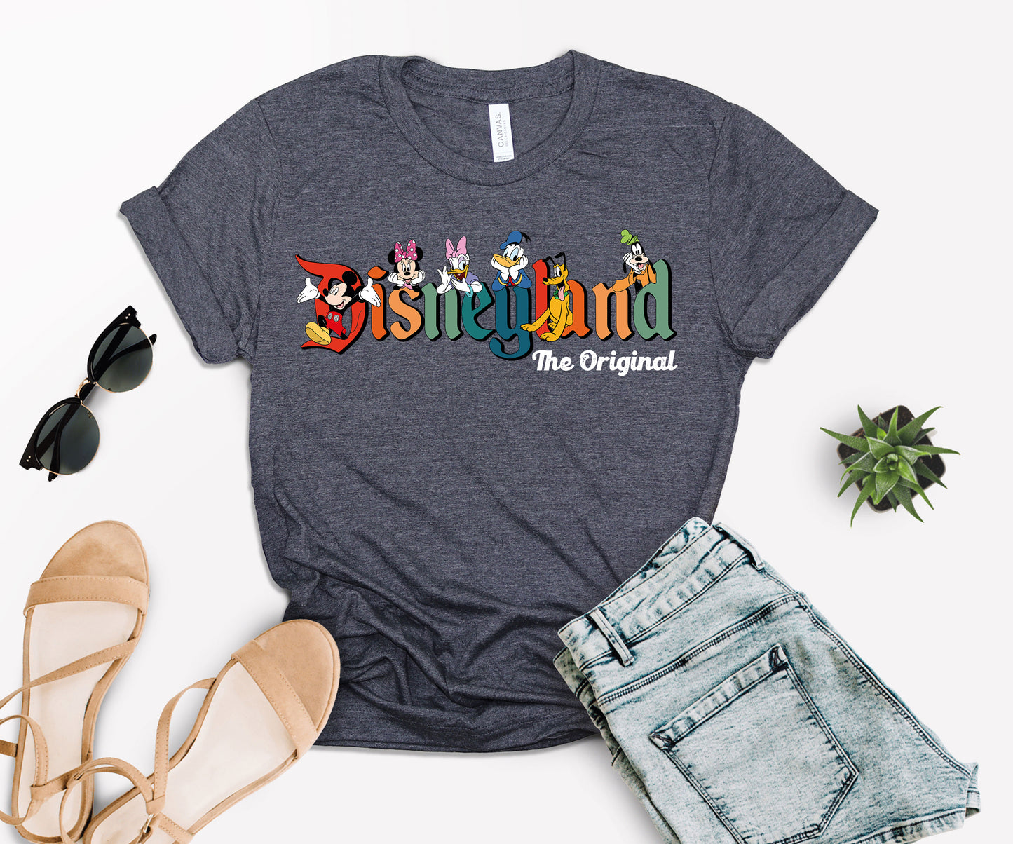 Disneyland Shirt, Vintage Disneyland Shirts, Mickey and Friends Shirts-newamarketing
