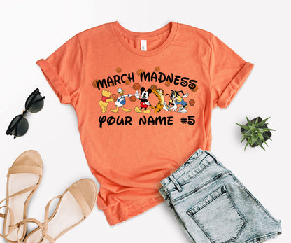 Custom March Madness T-Shirt, Mickey Mouse Basketball Shirt, Shirt Madness-newamarketing