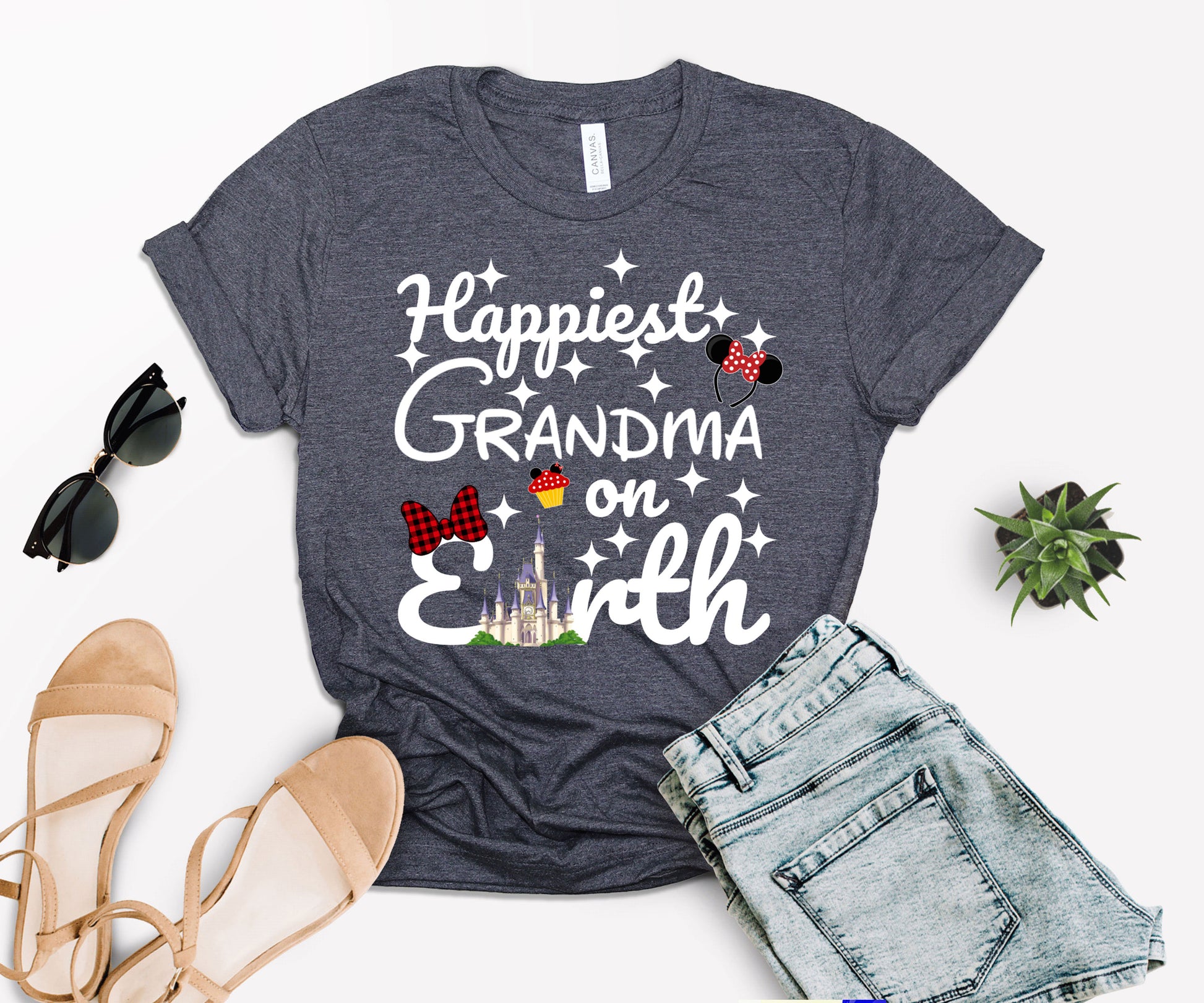 Happiest Tees On Earth, Disney Grandma Shirt, Disney Family Shirts-newamarketing