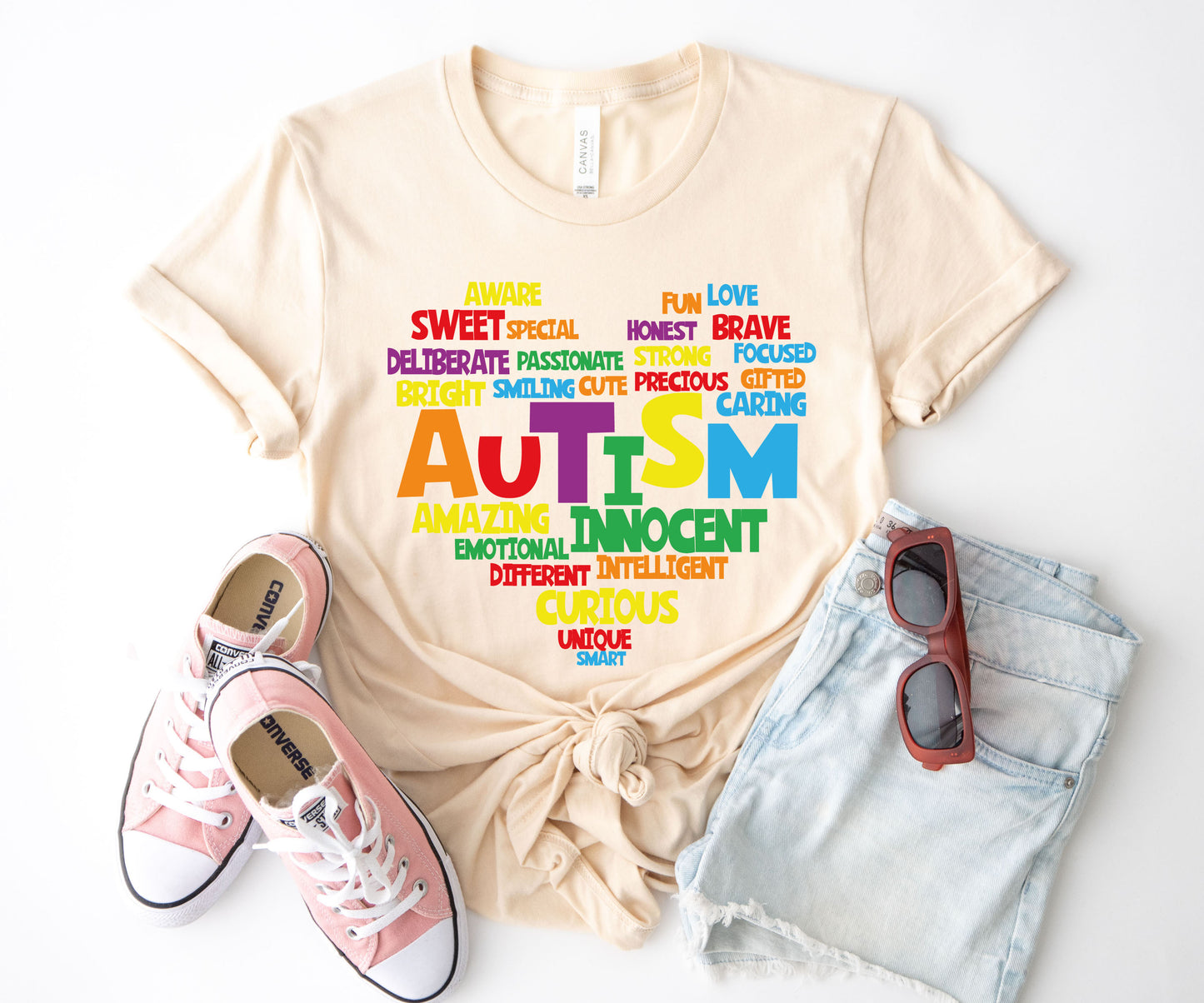 Love Autism Shirt, T-Shirts Autism Awareness, Heart For Autism-newamarketing
