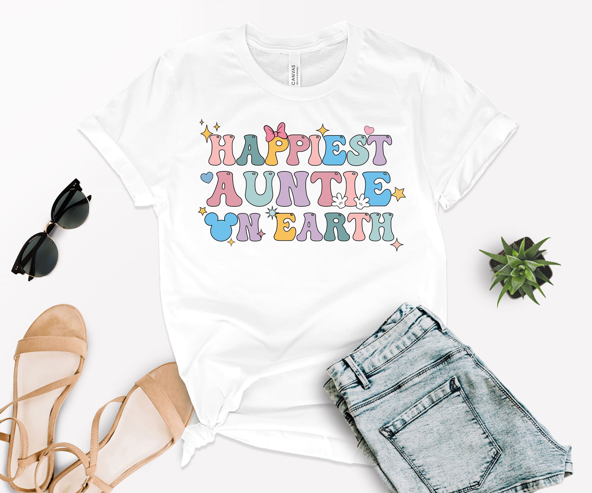 Happiest Aunt on Earth, Happiest Place on Earth Shirt, Auntie Shirts-newamarketing