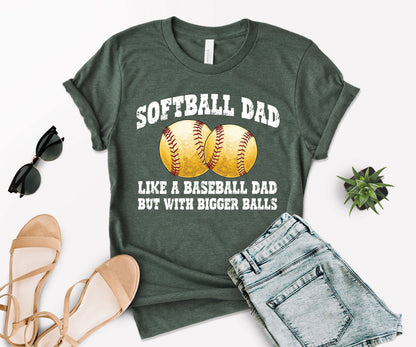 Softball Dad Shirt, Baseball Dad T-Shirt, Dad T-Shirts Funny-newamarketing