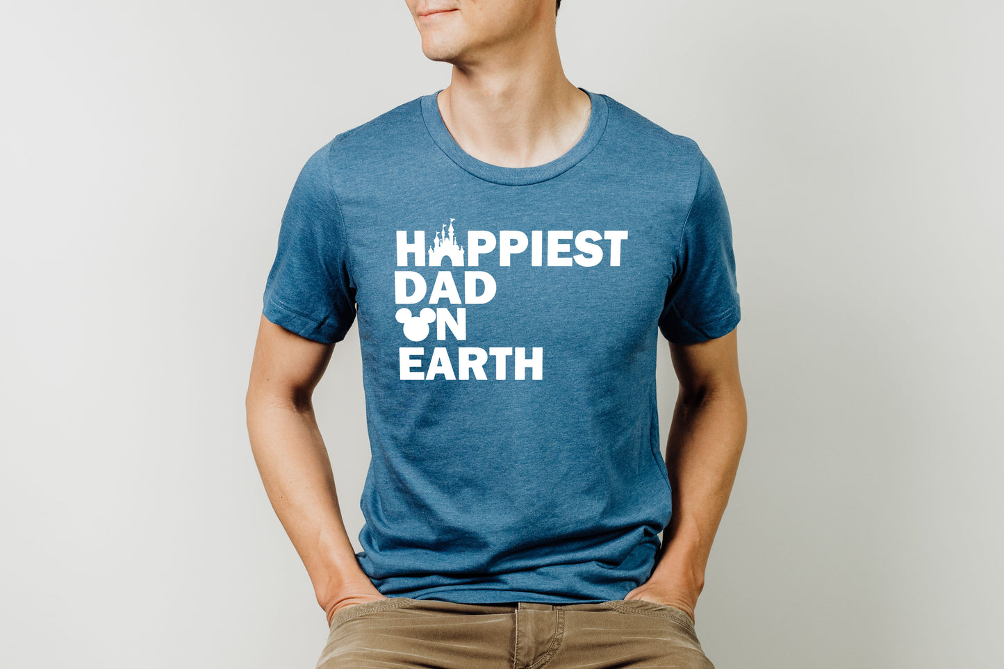 Happiest Dad on Earth Shirt, Earth Day Shirt, Happy Dad Shirt-newamarketing