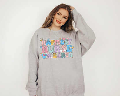 Happiest Place on Earth Sweatshirt, Hoodie for Nurse, Nurse Sweatshirt-newamarketing