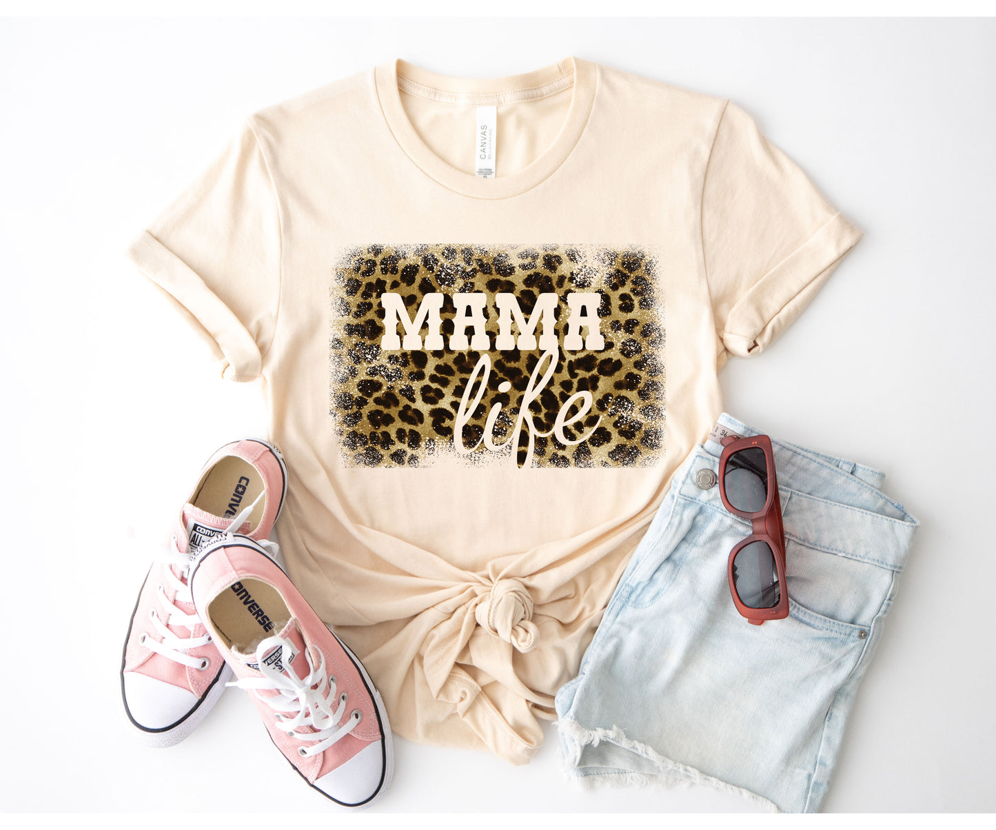 Leopard Mom Life Shirt, Mom Life T-shirt, Leopard Mama Shirt-newamarketing