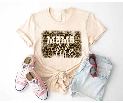 Leopard Mom Life Shirt, Mom Life T-shirt, Leopard Mama Shirt-newamarketing