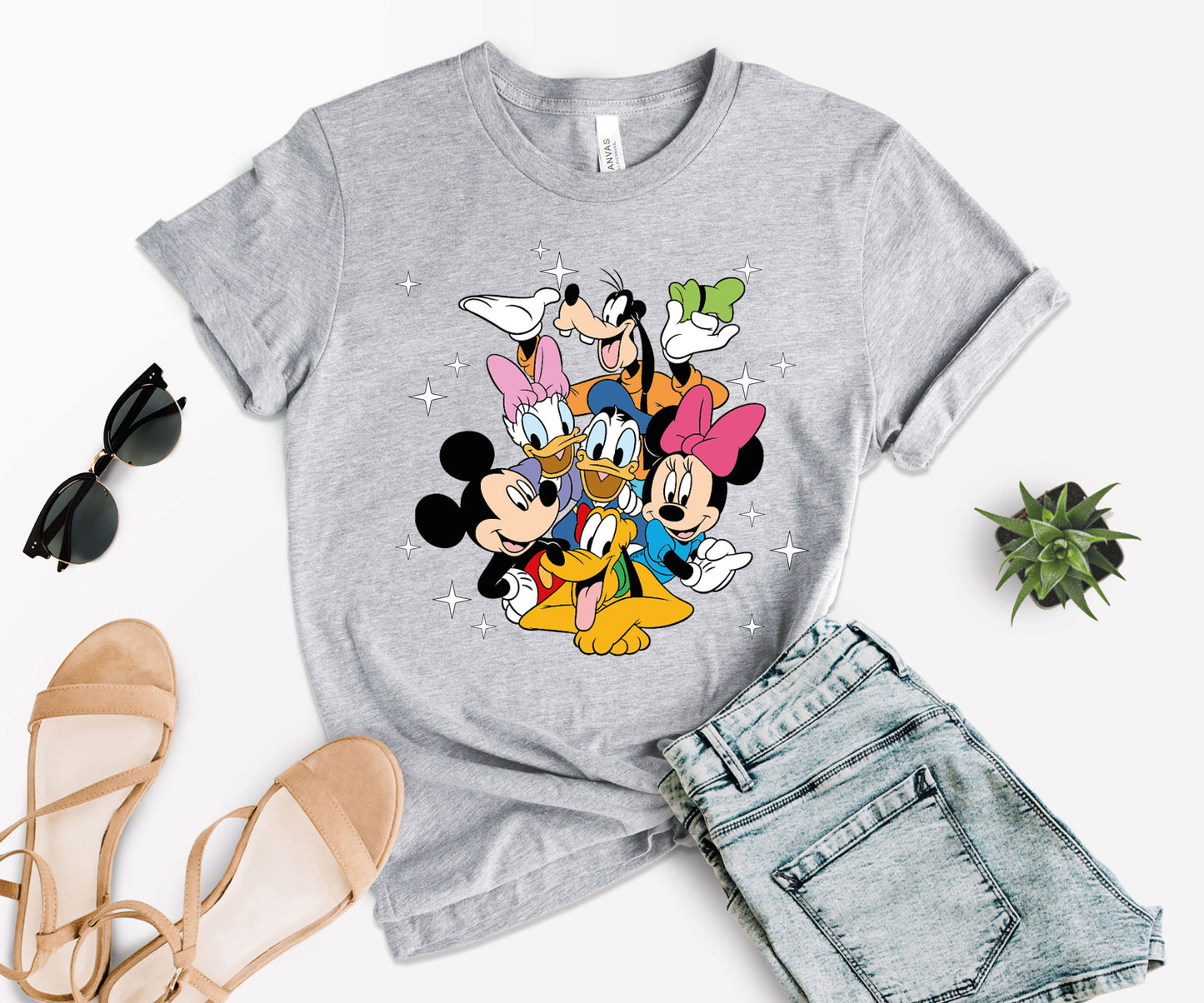 Vintage Mickey Shirt, Disneyland Mickey Shirt, Disney Characters Shirt-newamarketing
