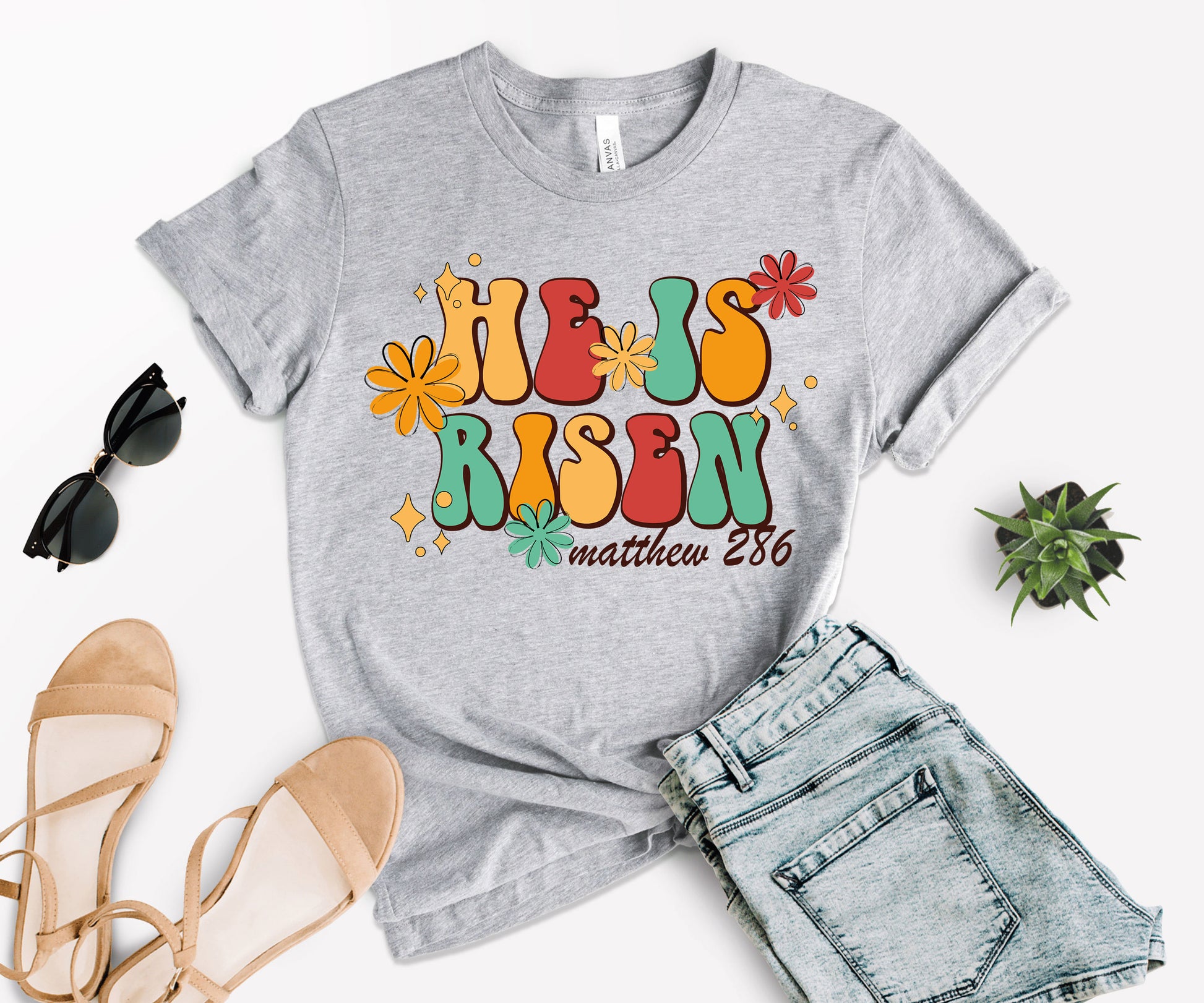 He Is Risen Easter Shirt, Easter Shirt, Jesus Shirt, Easter Gift-newamarketing