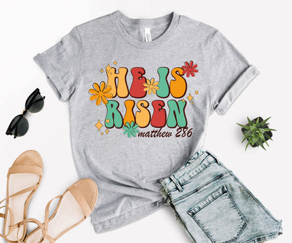 He Is Risen Easter Shirt, Easter Shirt, Jesus Shirt, Easter Gift-newamarketing
