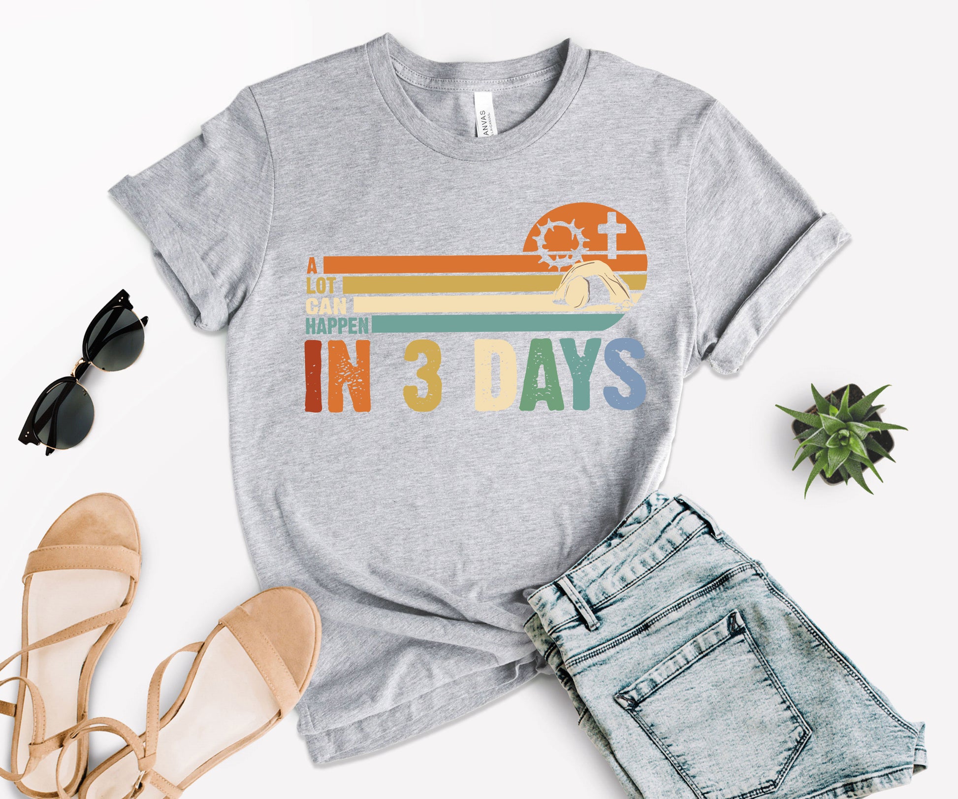 A Lot Can Happen In 3 Days Shirt, Happy Easter Shirt, In 3 Days Shirt-newamarketing