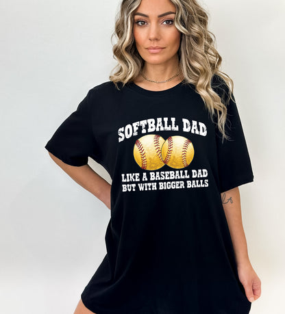 Softball Dad Shirt, Baseball Dad T-Shirt, Dad T-Shirts Funny-newamarketing