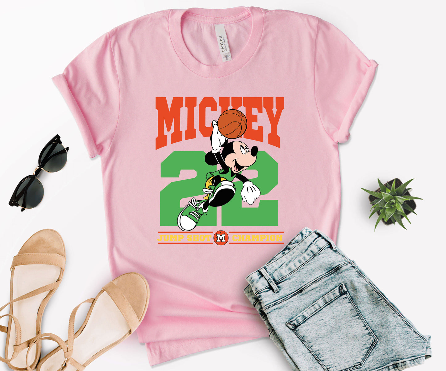 Disney Custom Shirts, Custom Mickey Mouse Shirts, Mickey Basketball Shirt-newamarketing
