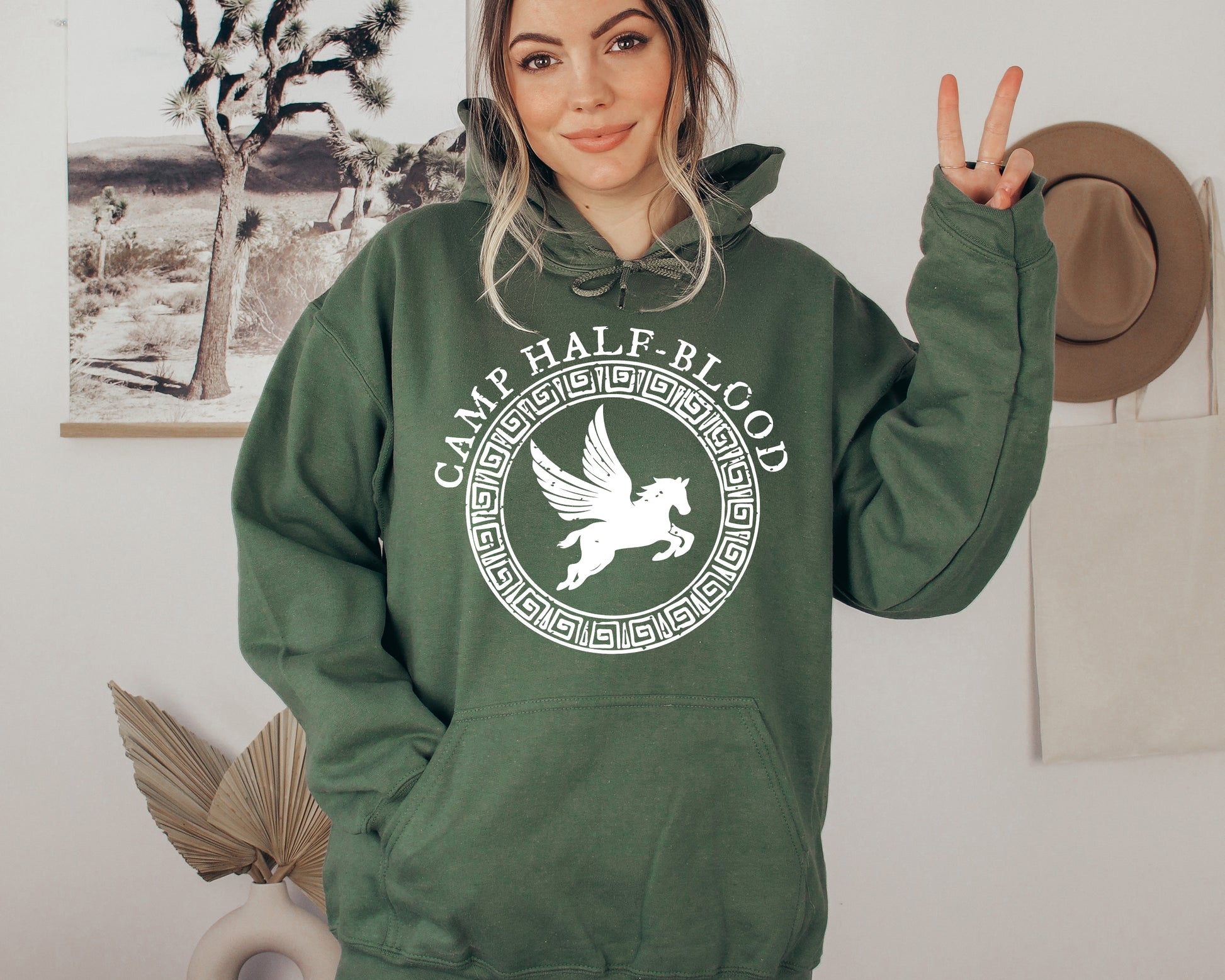 Camp Half Blood Sweatshirt, Camping Sweatshirt, Percy Jackson Hoodies-newamarketing
