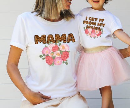 Mommy And Me Mother's Day Shirts, I Got It From My Mama Shirt, Best Gifts For A New Mom-newamarketing