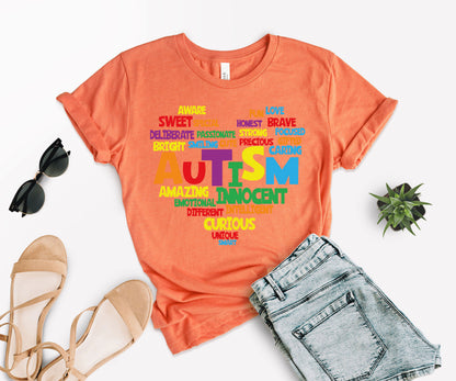 Love Autism Shirt, T-Shirts Autism Awareness, Heart For Autism-newamarketing
