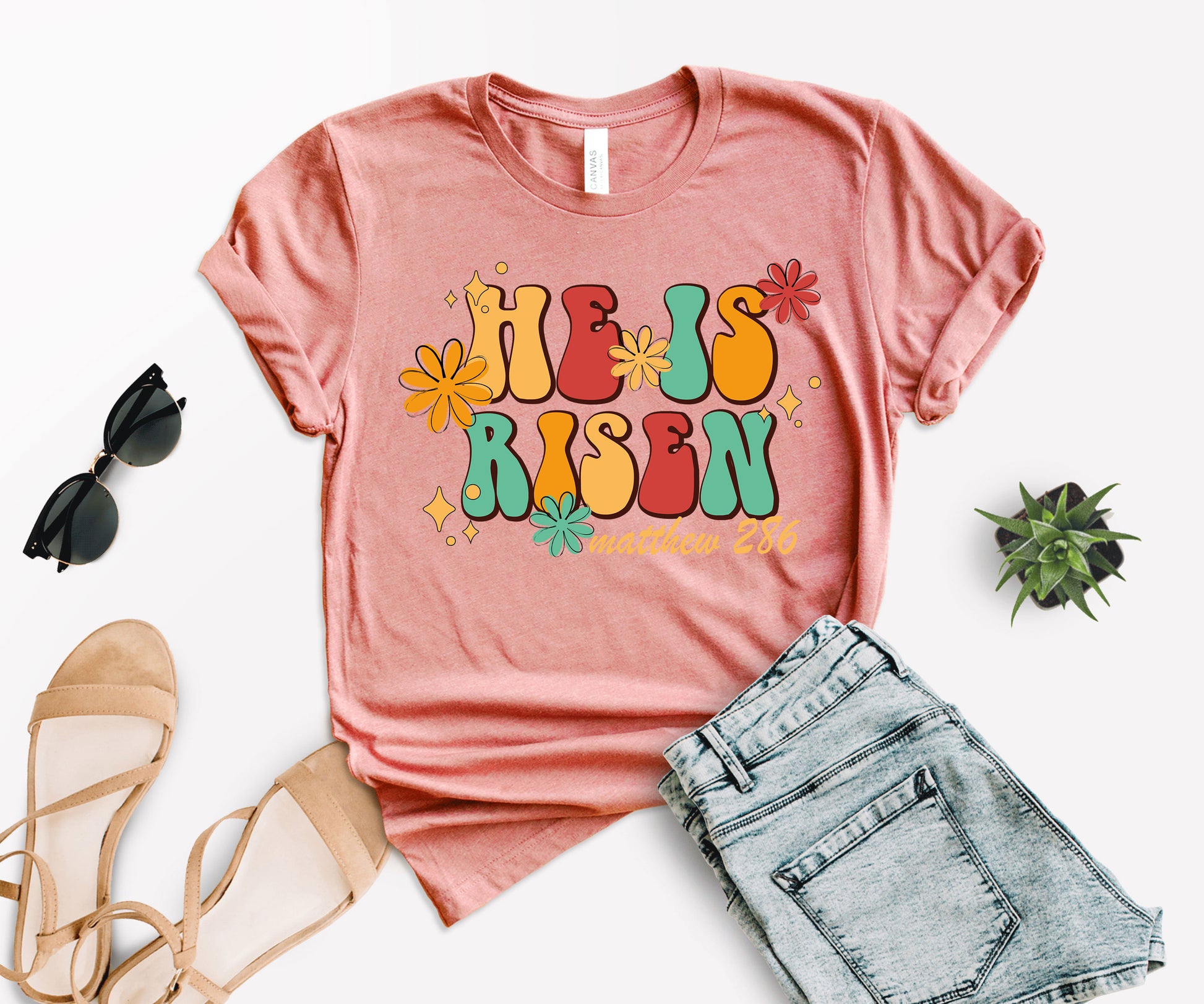 He Is Risen Easter Shirt, Easter Shirt, Jesus Shirt, Easter Gift-newamarketing