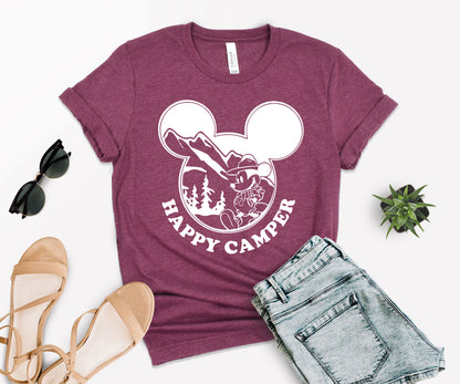 Happy Camper Shirt, Disney Camp Shirts, Camper Shirt-newamarketing