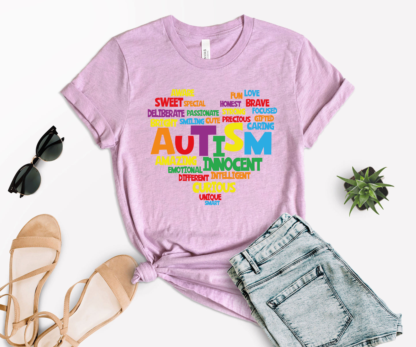 Love Autism Shirt, T-Shirts Autism Awareness, Heart For Autism-newamarketing