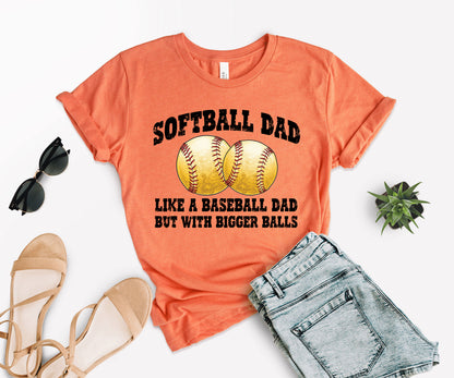Softball Dad Shirt, Baseball Dad T-Shirt, Dad T-Shirts Funny-newamarketing