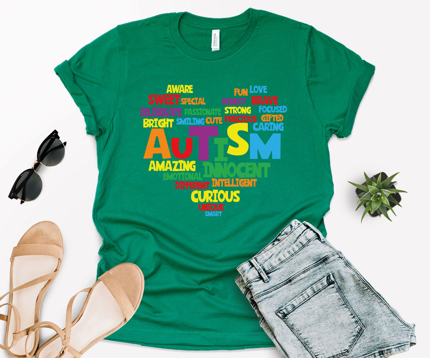 Love Autism Shirt, T-Shirts Autism Awareness, Heart For Autism-newamarketing