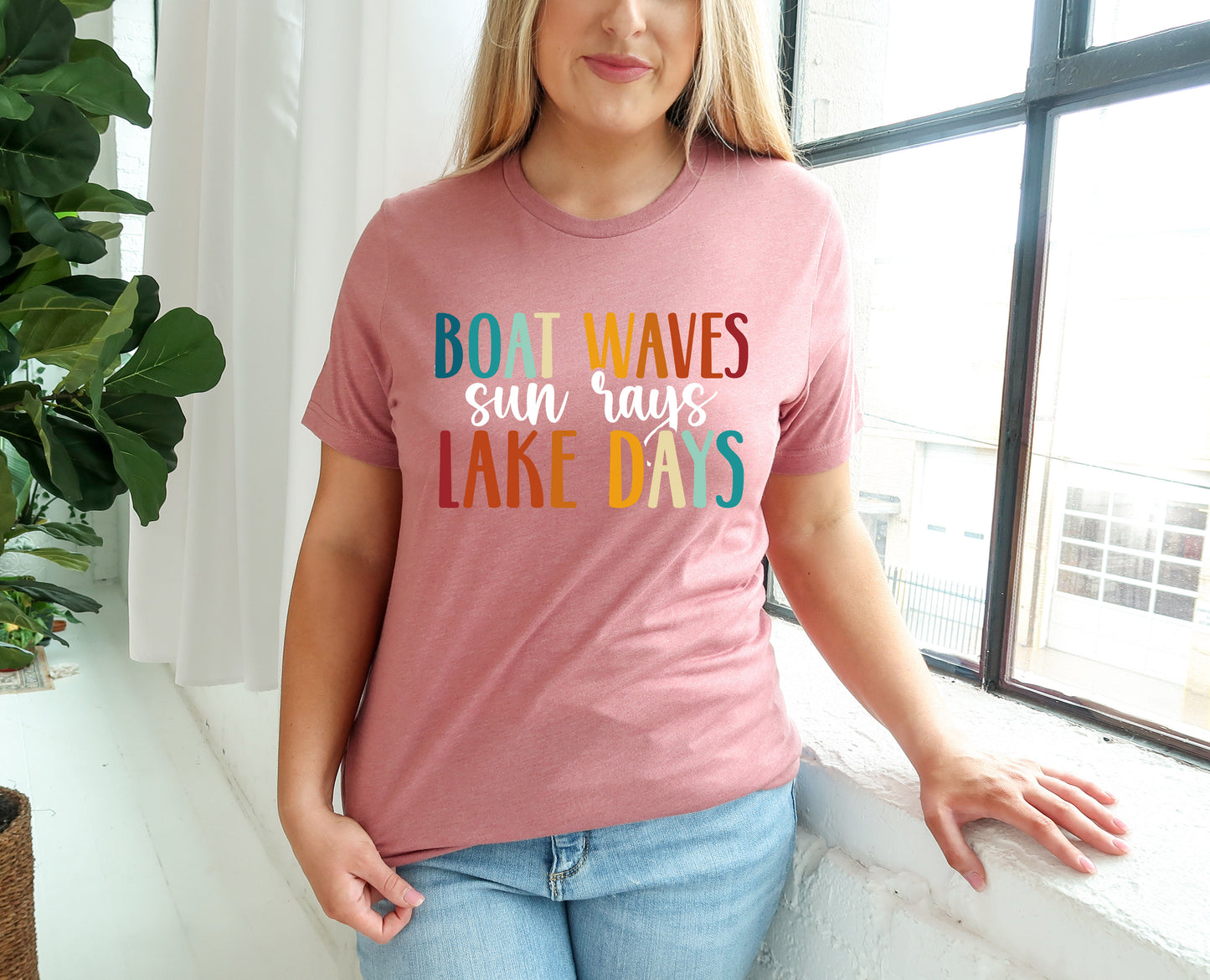 Boat Waves Sun Rays Lake Days Shirt, Lake Shirt, Boat Waves Shirt-newamarketing