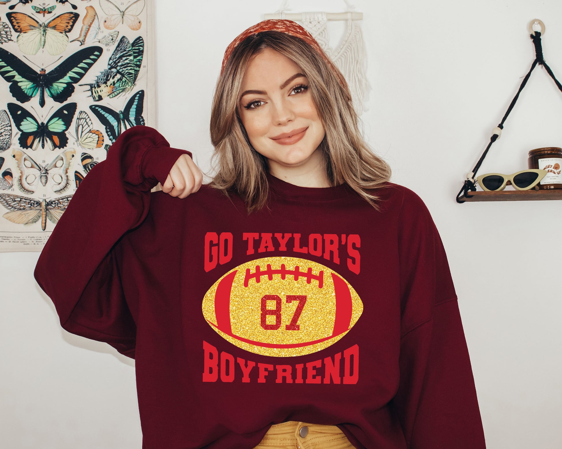 Go Taylors Boyfriend Sweatshirt, Taylor Swift Sweatshirt, Taylor Swift 87 Sweatshirt-newamarketing
