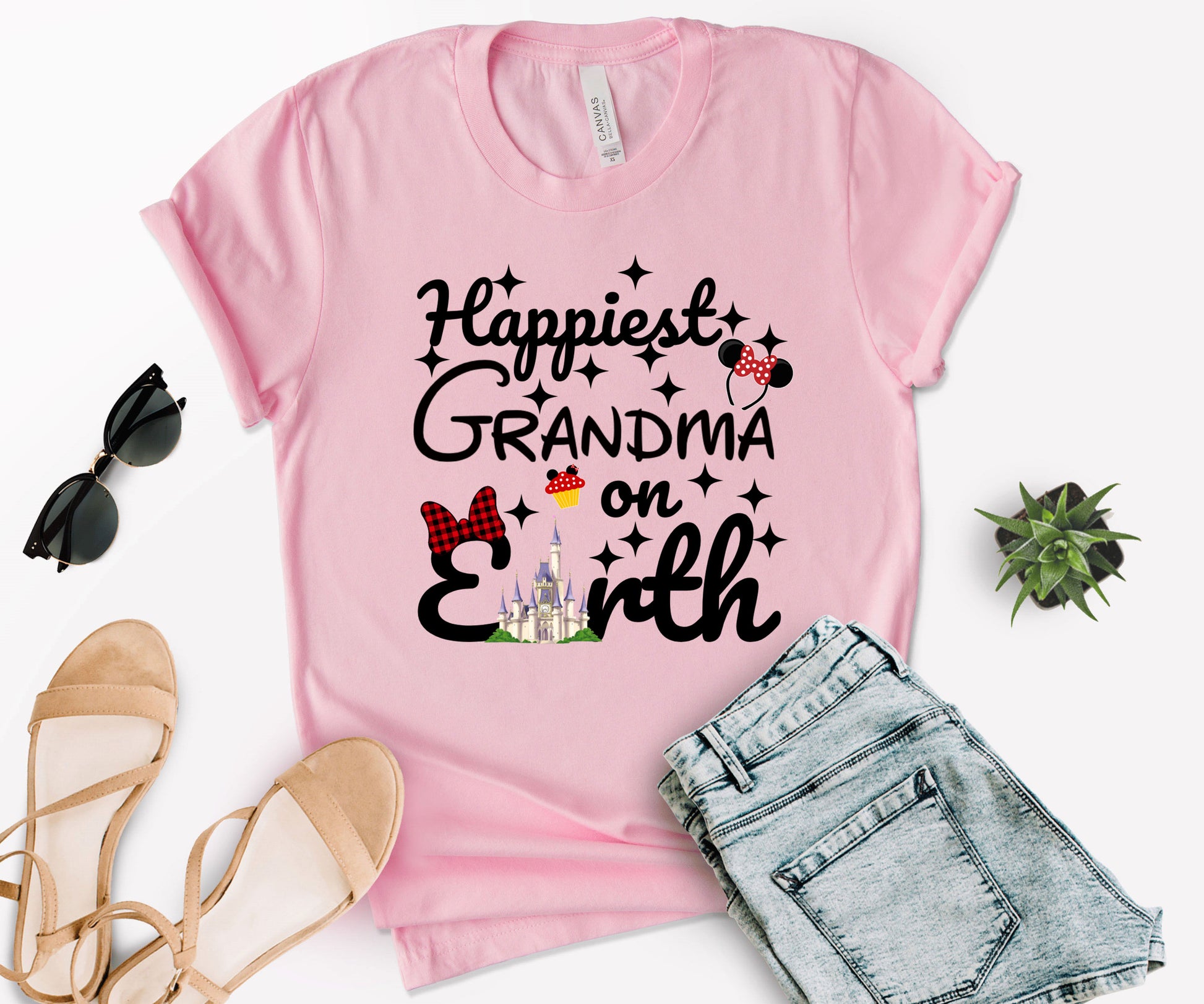 Happiest Tees On Earth, Disney Grandma Shirt, Disney Family Shirts-newamarketing