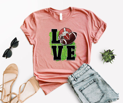 Football Love Shirt, American Football Shirt, Game Day T-Shirts-newamarketing