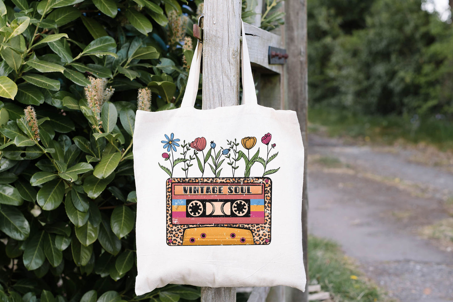 Cassette Tote Bag, Music Lover Gift, Vintage Soul, Boho Tote Bag-newamarketing
