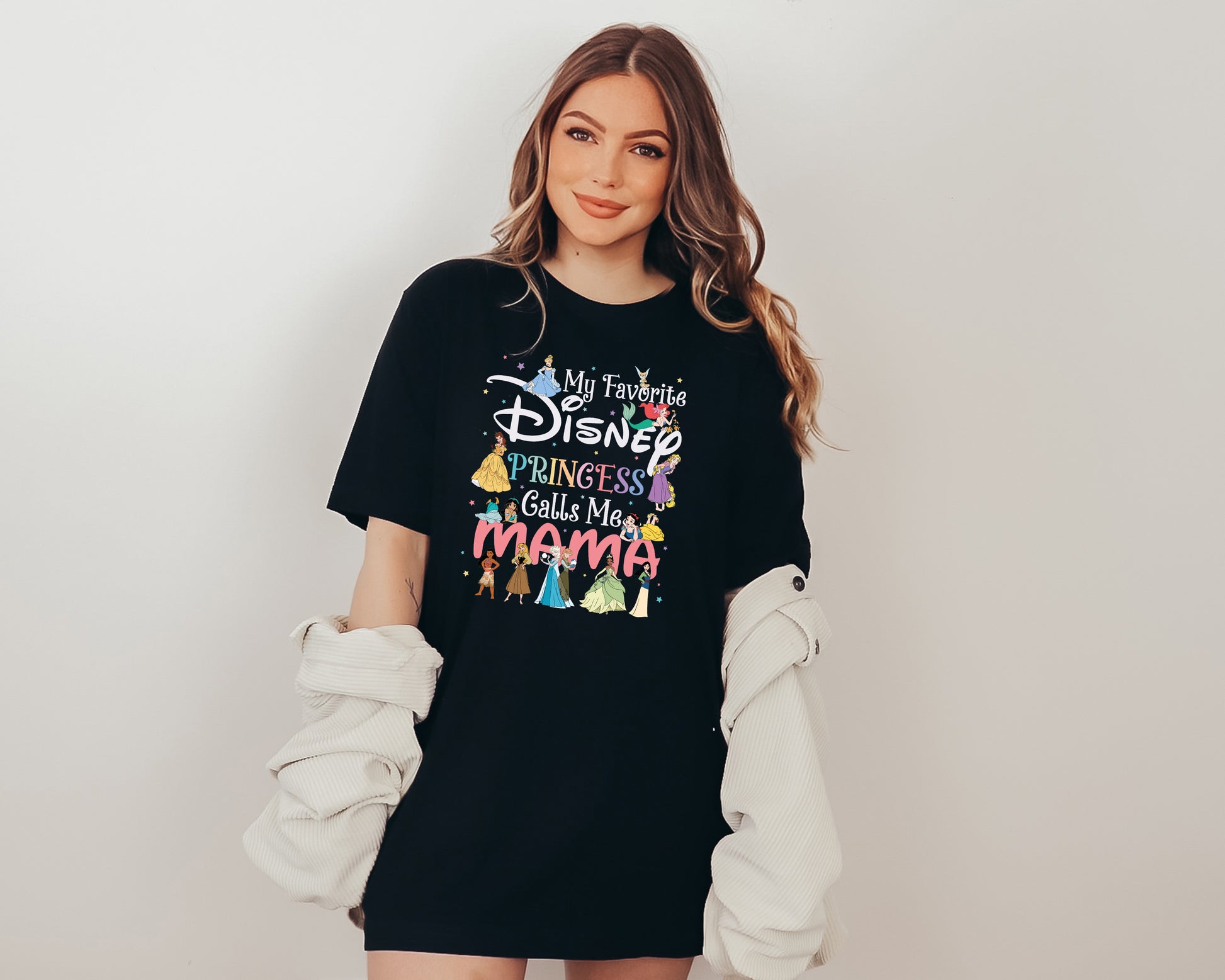 My Favorite Princess Calls Me Mom Tee, Disney Mom Tee, Cute Mom Shirt-newamarketing