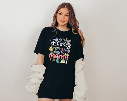 My Favorite Princess Calls Me Mom Tee, Disney Mom Tee, Cute Mom Shirt-newamarketing