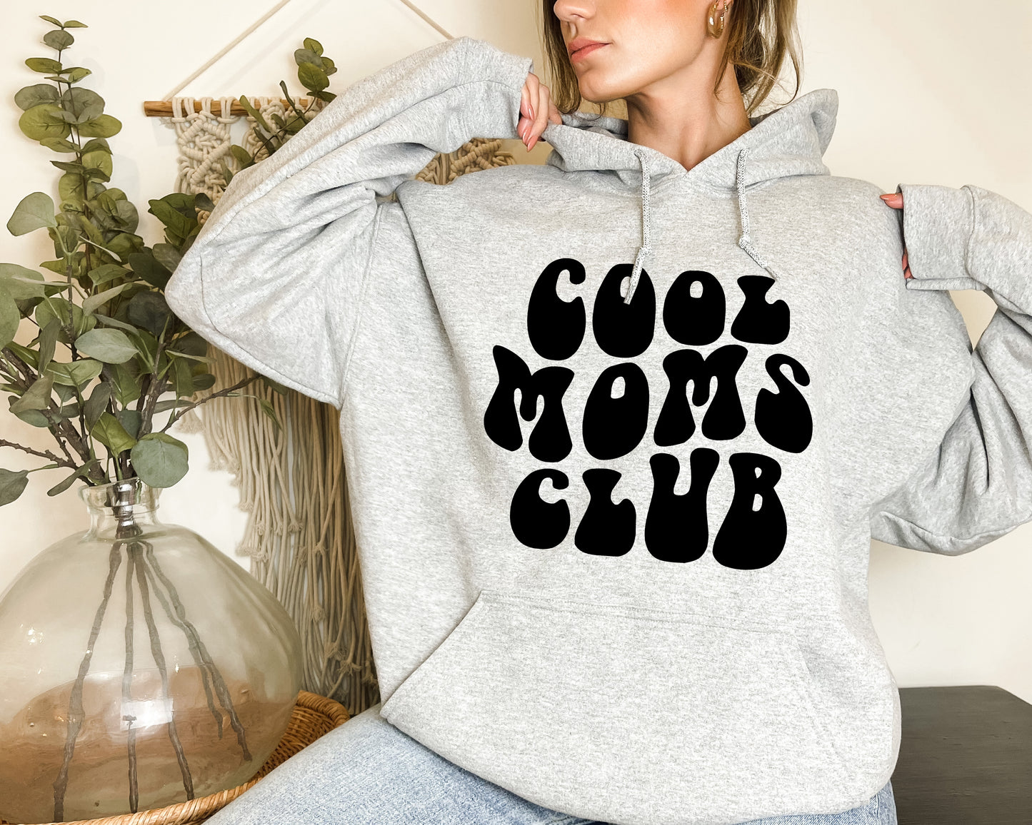 Cool Moms Club Sweatshirt, Cool Mom Hoodie, Pregnancy Ugly Sweater-newamarketing