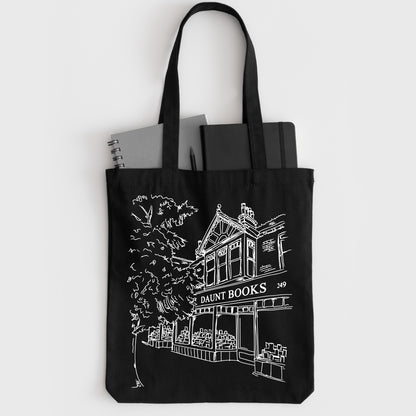 Books Tote Bag, Daunt Books Tote Bag, Tote Bags for Book Lovers-newamarketing