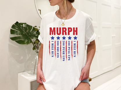 Murph Challenge Shirt, Memorial Day Shirt, American Patriot Shirt-newamarketing