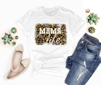 Leopard Mom Life Shirt, Mom Life T-shirt, Leopard Mama Shirt-newamarketing