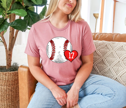 Custom Baseball Mom Shirt, Baseball Mom Number Shirt, Baseball Mom Shirt-newamarketing