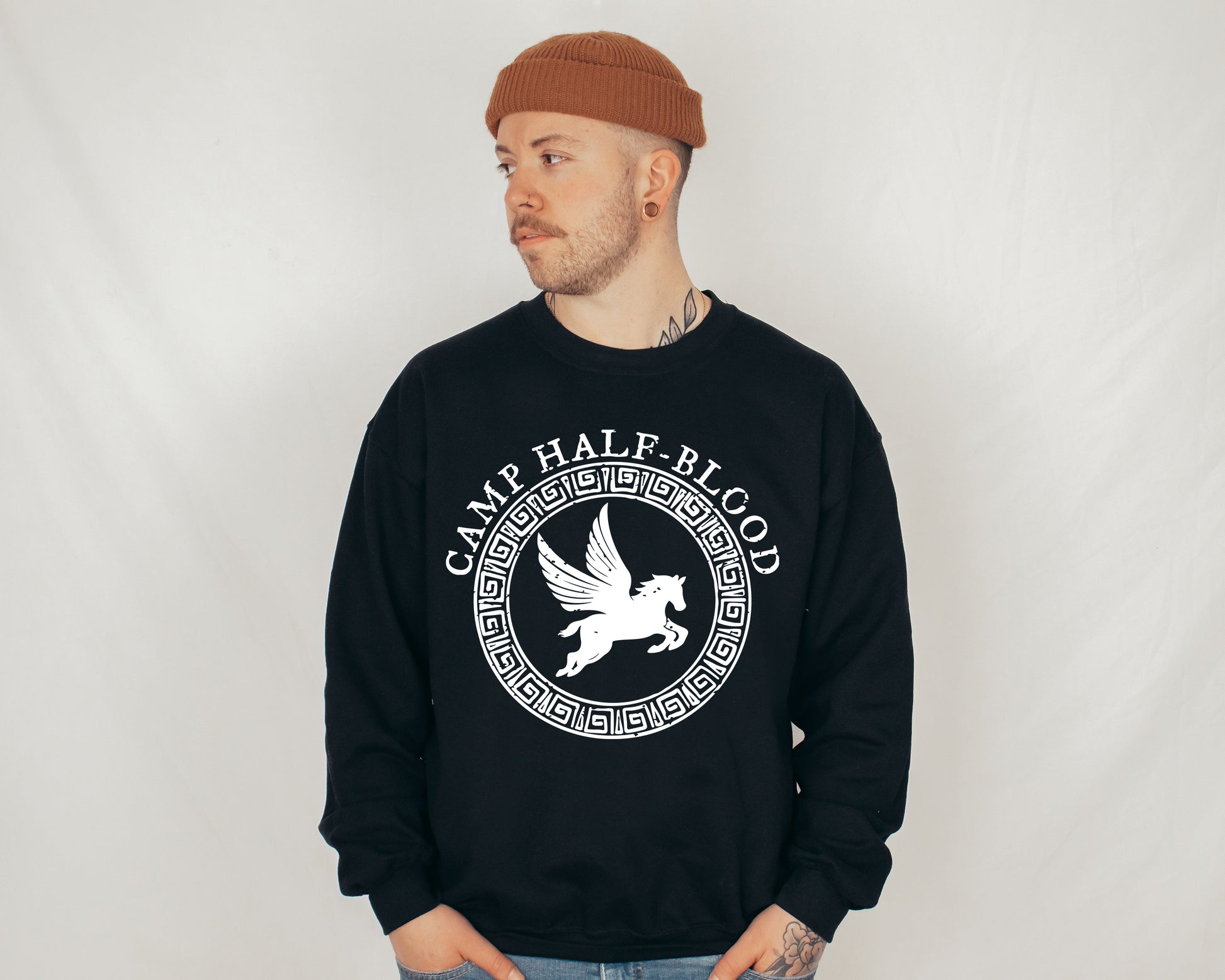 Camp Half Blood Sweatshirt, Camping Sweatshirt, Percy Jackson Hoodies-newamarketing