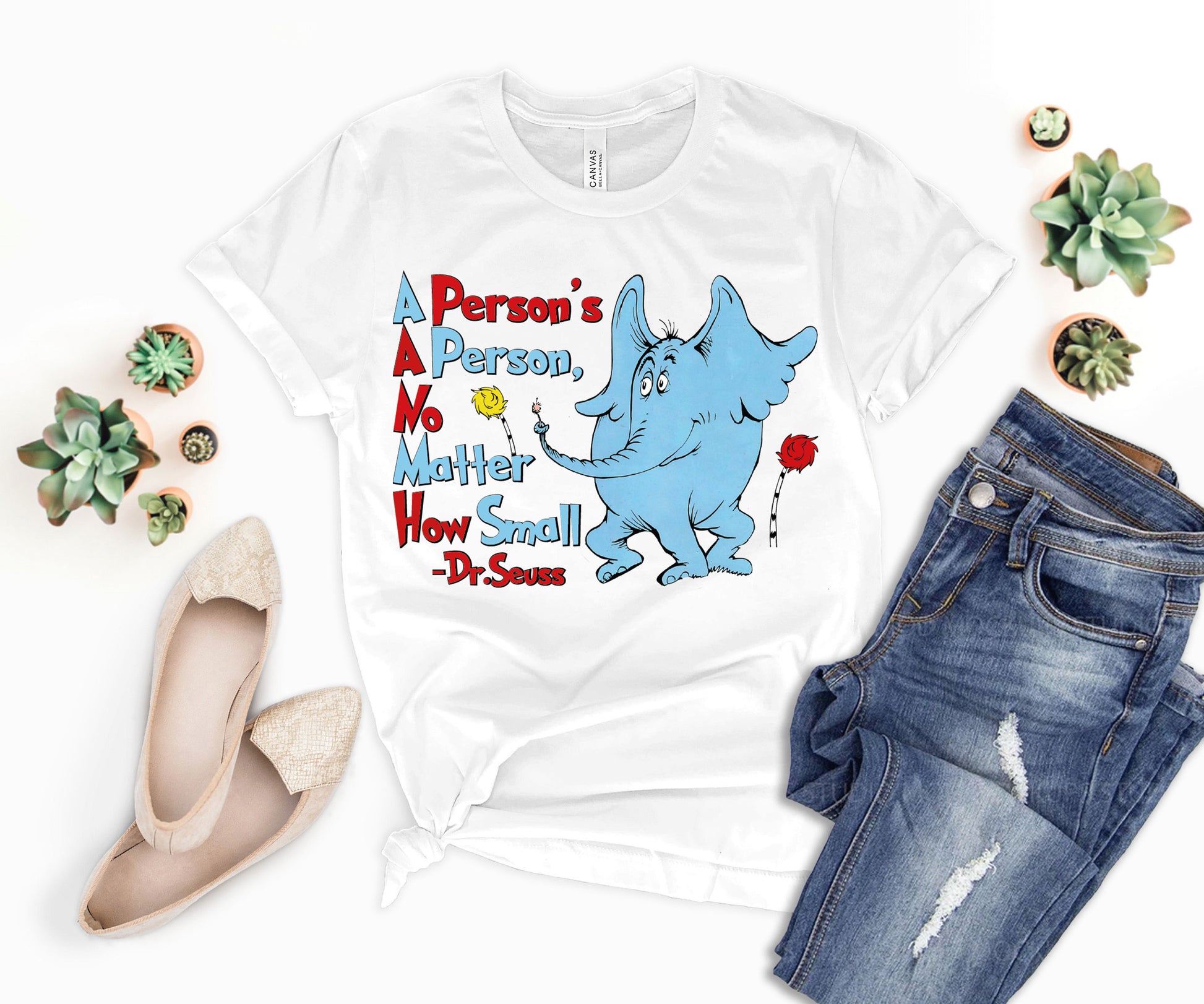 A Person's A Person No Matter How Small Shirt, Life Quotes from Dr Seuss, Dr Seuss Elephant Shirt-newamarketing
