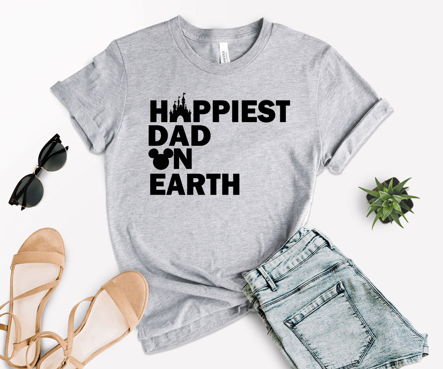 Happiest Dad on Earth Shirt, Earth Day Shirt, Happy Dad Shirt-newamarketing