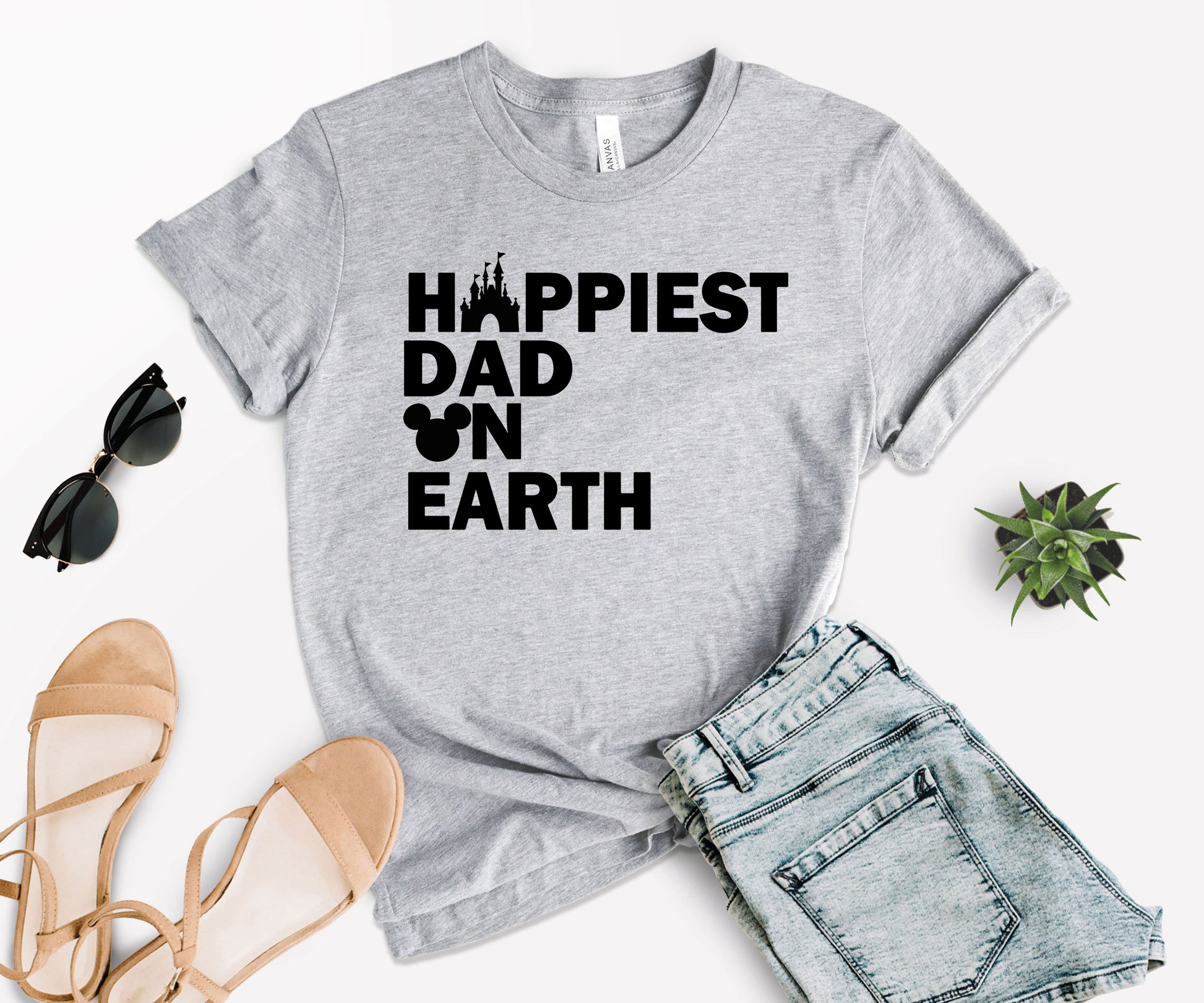 Happiest Dad on Earth Shirt, Earth Day Shirt, Happy Dad Shirt-newamarketing