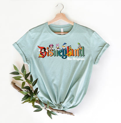 Disneyland Shirt, Vintage Disneyland Shirts, Mickey and Friends Shirts-newamarketing
