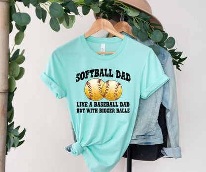 Softball Dad Shirt, Baseball Dad T-Shirt, Dad T-Shirts Funny-newamarketing