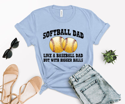 Softball Dad Shirt, Baseball Dad T-Shirt, Dad T-Shirts Funny-newamarketing