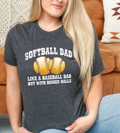 Softball Dad Shirt, Baseball Dad T-Shirt, Dad T-Shirts Funny-newamarketing