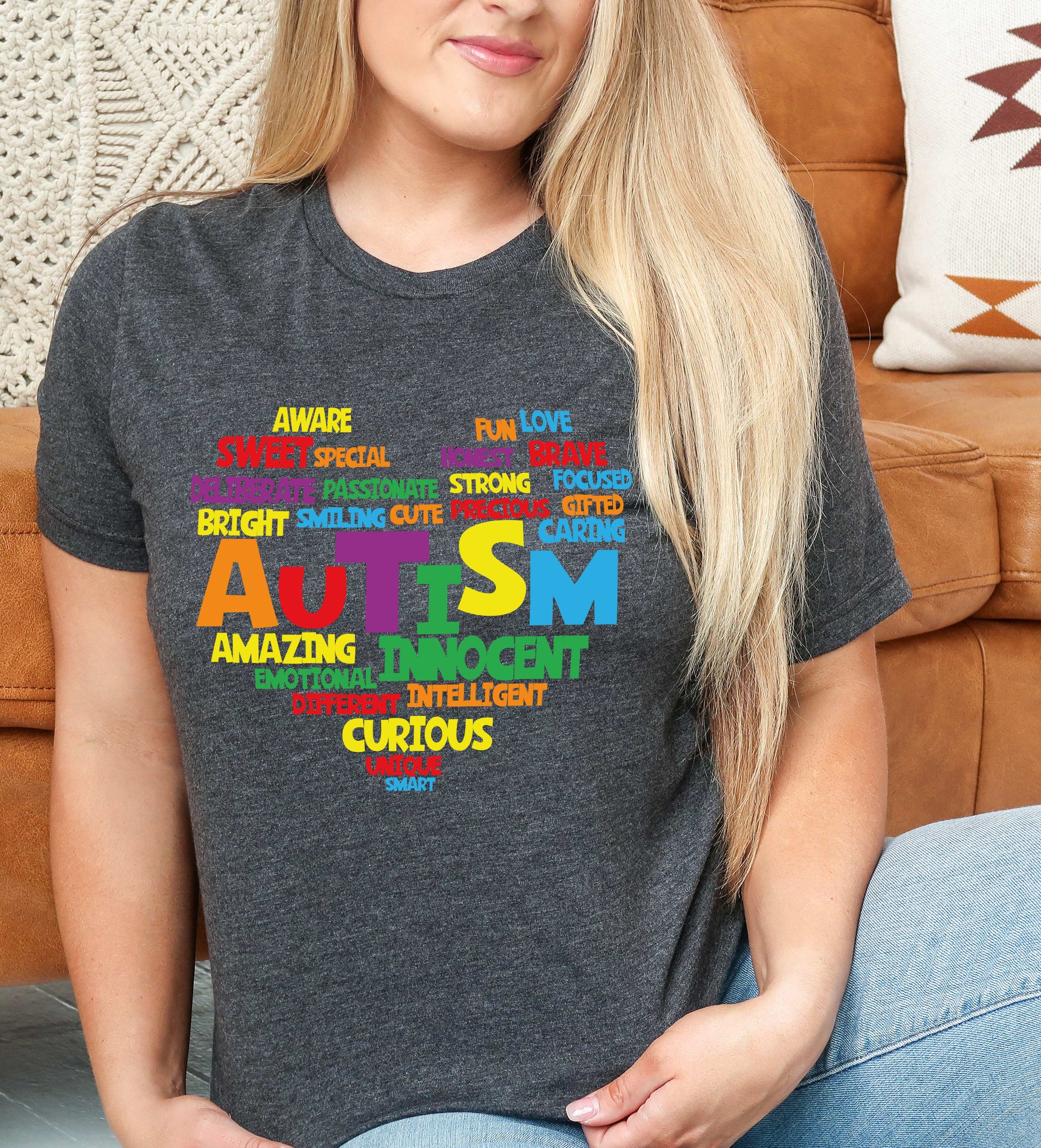 Love Autism Shirt, T-Shirts Autism Awareness, Heart For Autism-newamarketing
