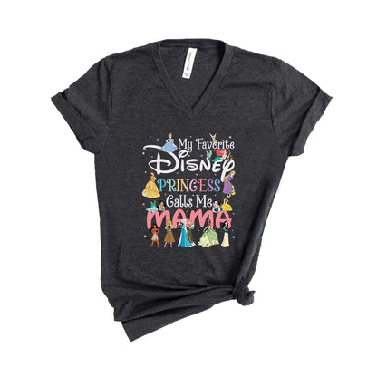 My Favorite Princess Calls Me Mom Tee, Disney Mom Tee, Cute Mom Shirt-newamarketing